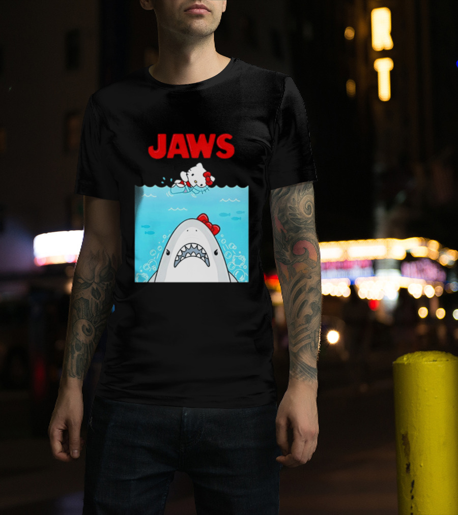 Hello Kitty Jaws Universal Studios Collaboration T-Shirt