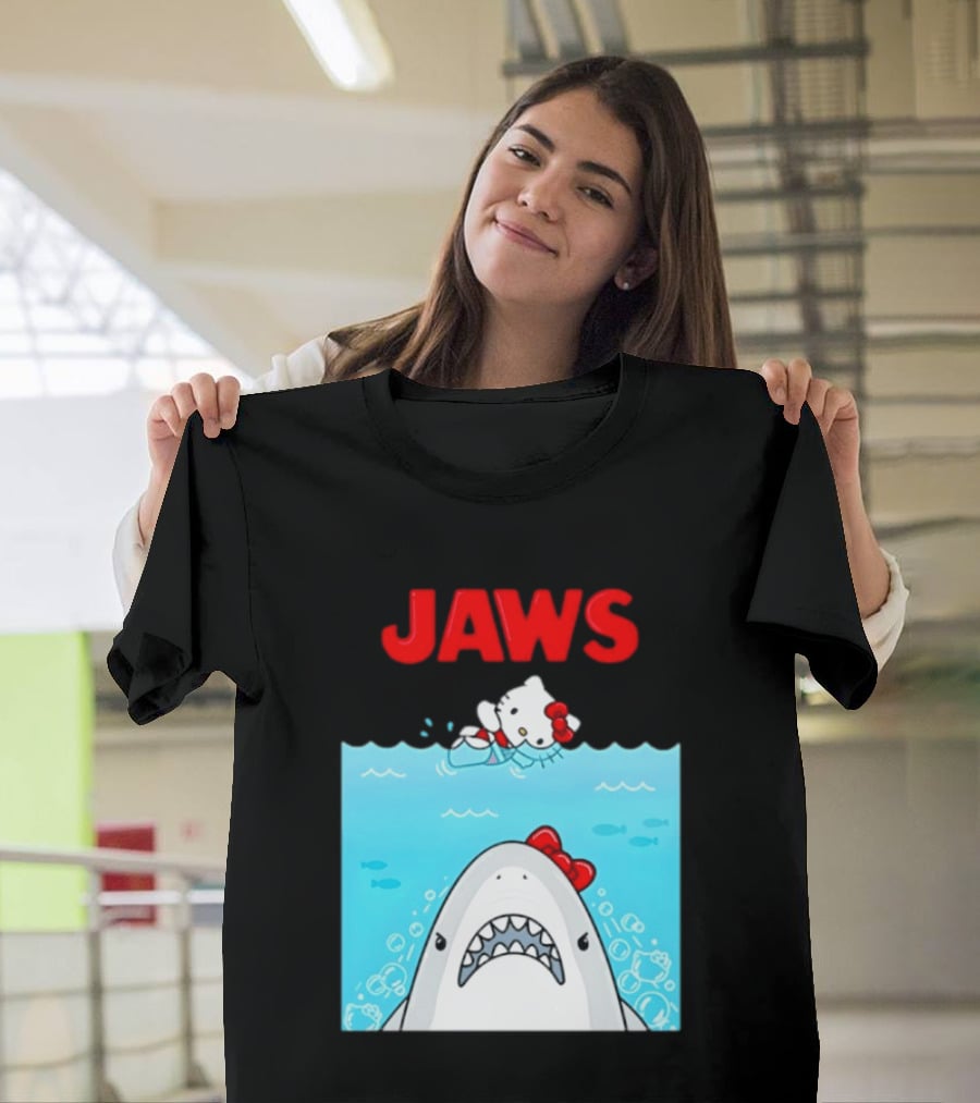 Hello Kitty Jaws Universal Studios Collaboration T-Shirt
