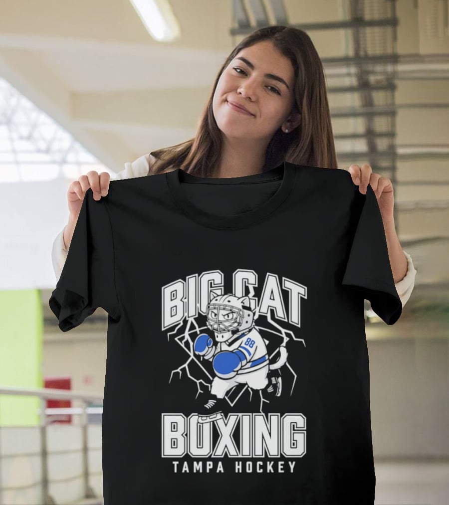 Big Cat Boxing Tampa Hockey Lightning 88 T-Shirt