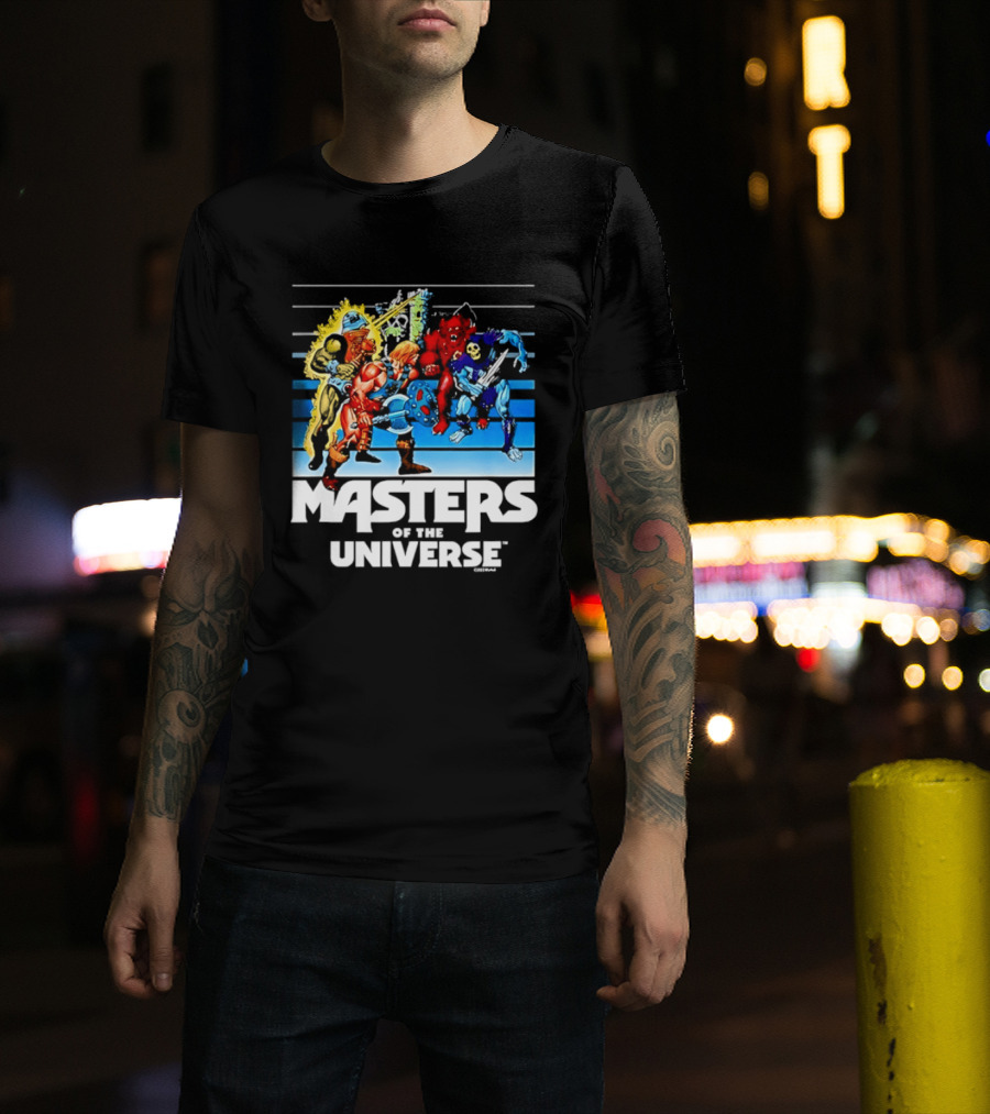 Masters Of The Universe He Man Skeletor And Characters Clash T-Shirt
