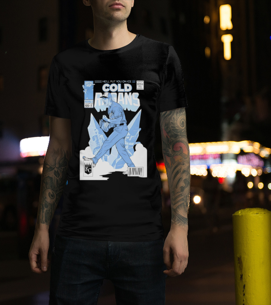 Kansas City Royals Cold Cole Ragans He'll Put You On Ice T-Shirt
