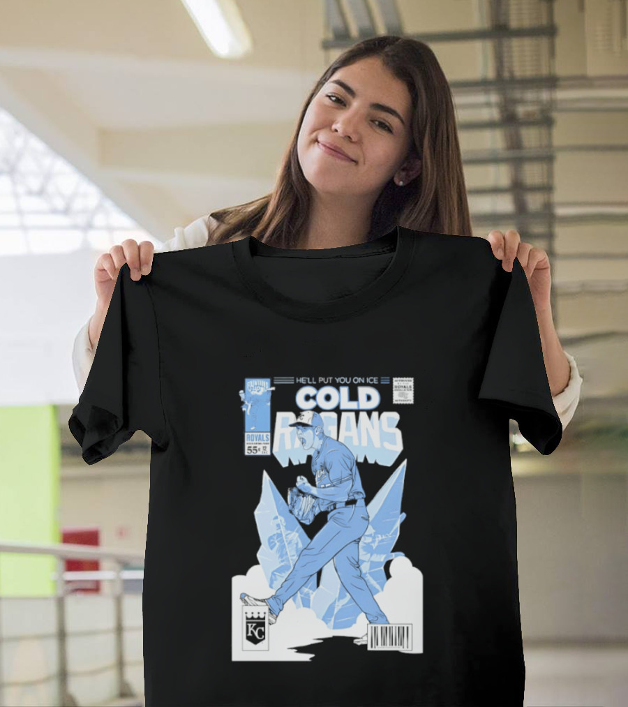 Kansas City Royals Cold Cole Ragans He'll Put You On Ice T-Shirt