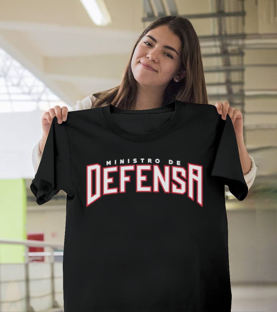 Ministro De Defensa Bold Typography Sports T-Shirt