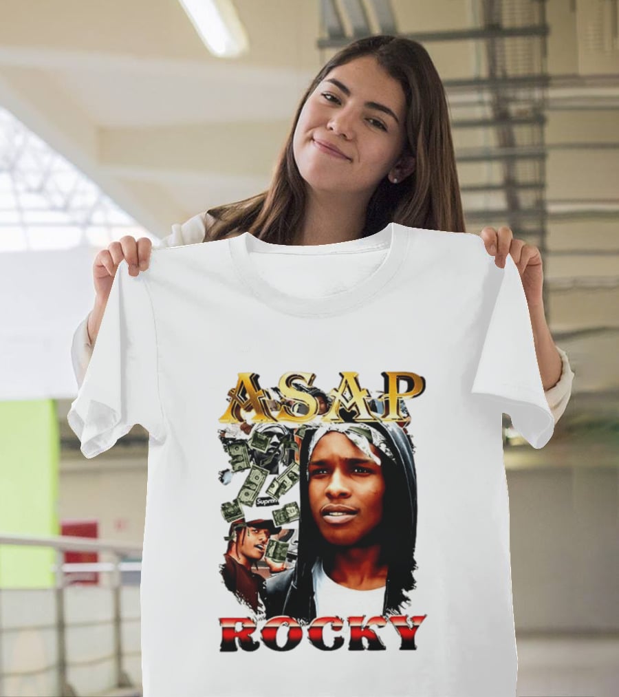 ASAP Rocky Supreme Dollar Money Music Lover T-Shirt