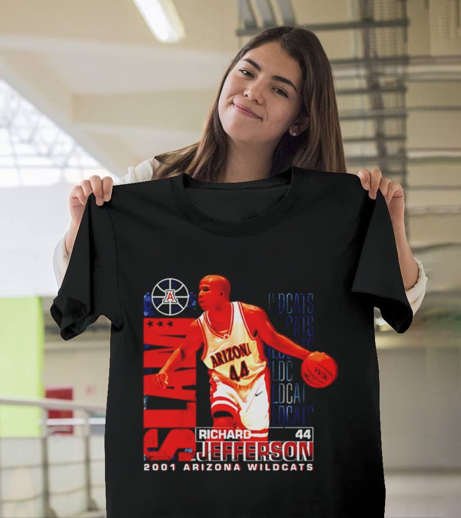 Richard Jefferson 2001 Arizona Wildcats Slam Dunk Wildcats T-Shirt