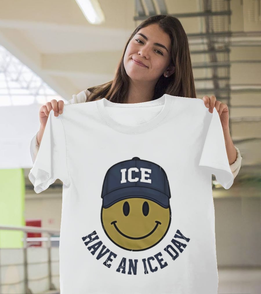 Have An Ice Day ICE Smiley Face Youth T-Shirt