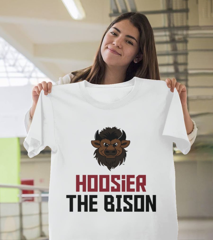 Hoosier The Bison Indiana Squared Off T-Shirt