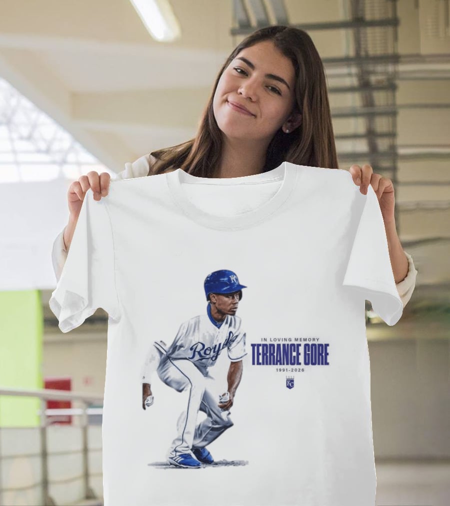 Kansas City Royals Terrance Gore 1991 2026 RIP In Loving Memory T-Shirt