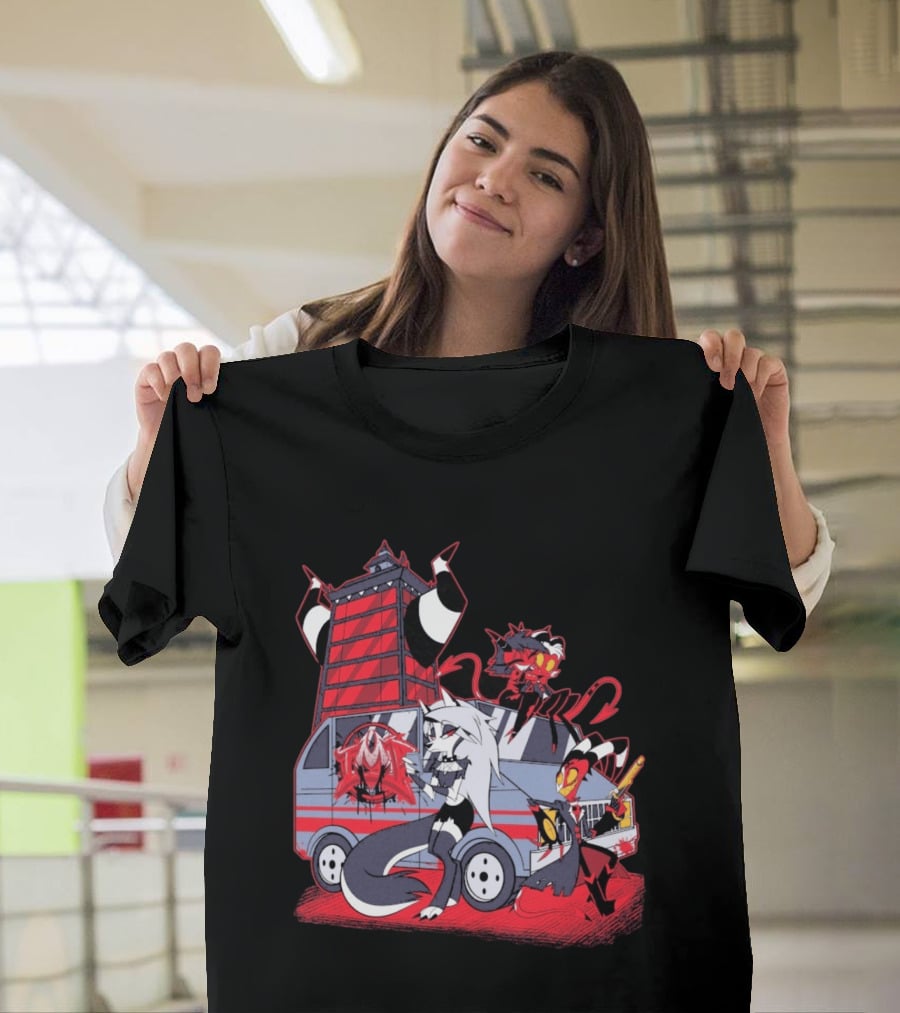 SpindleHorse IMP Van Characters Cartoon T-Shirt