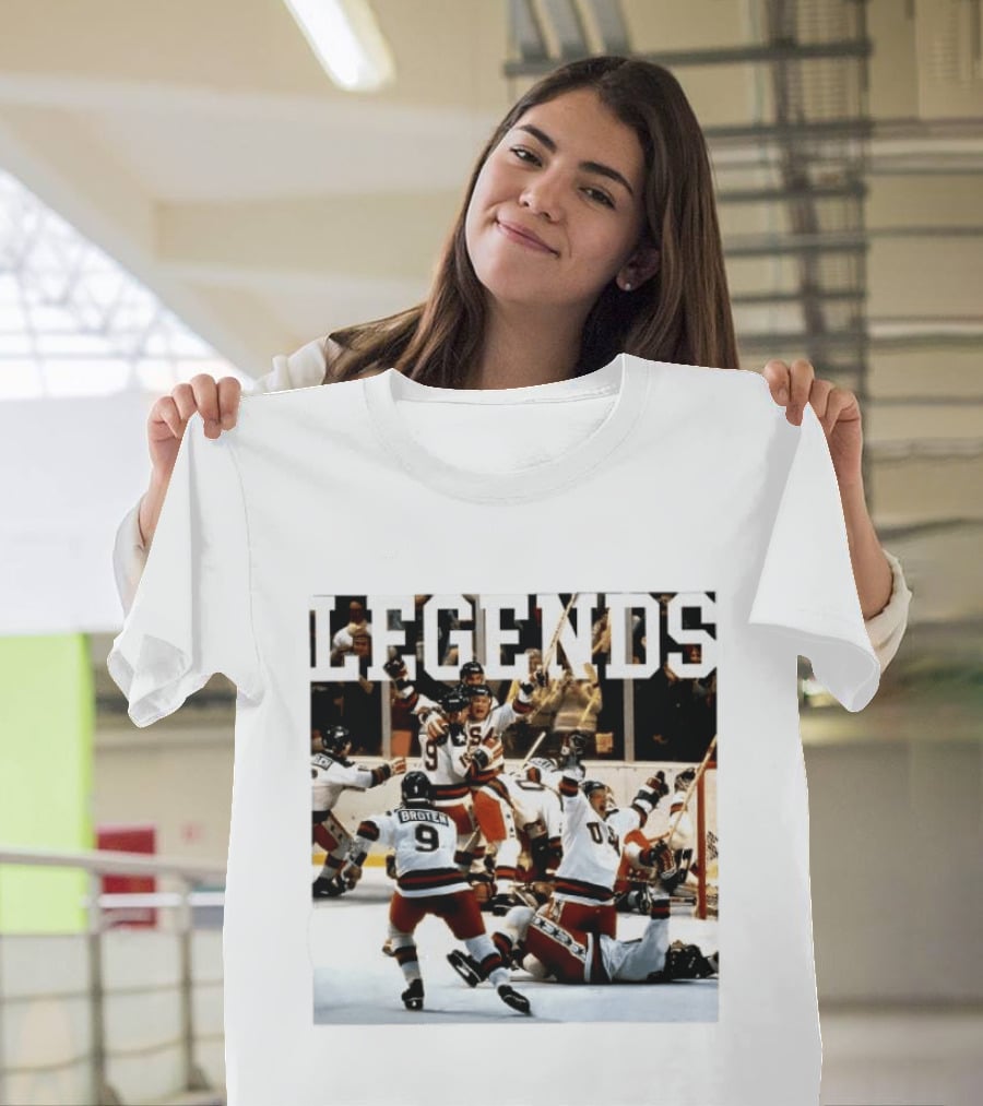 Miracle On Ice Legends Boys Of '80 Hockey Moment T-Shirt