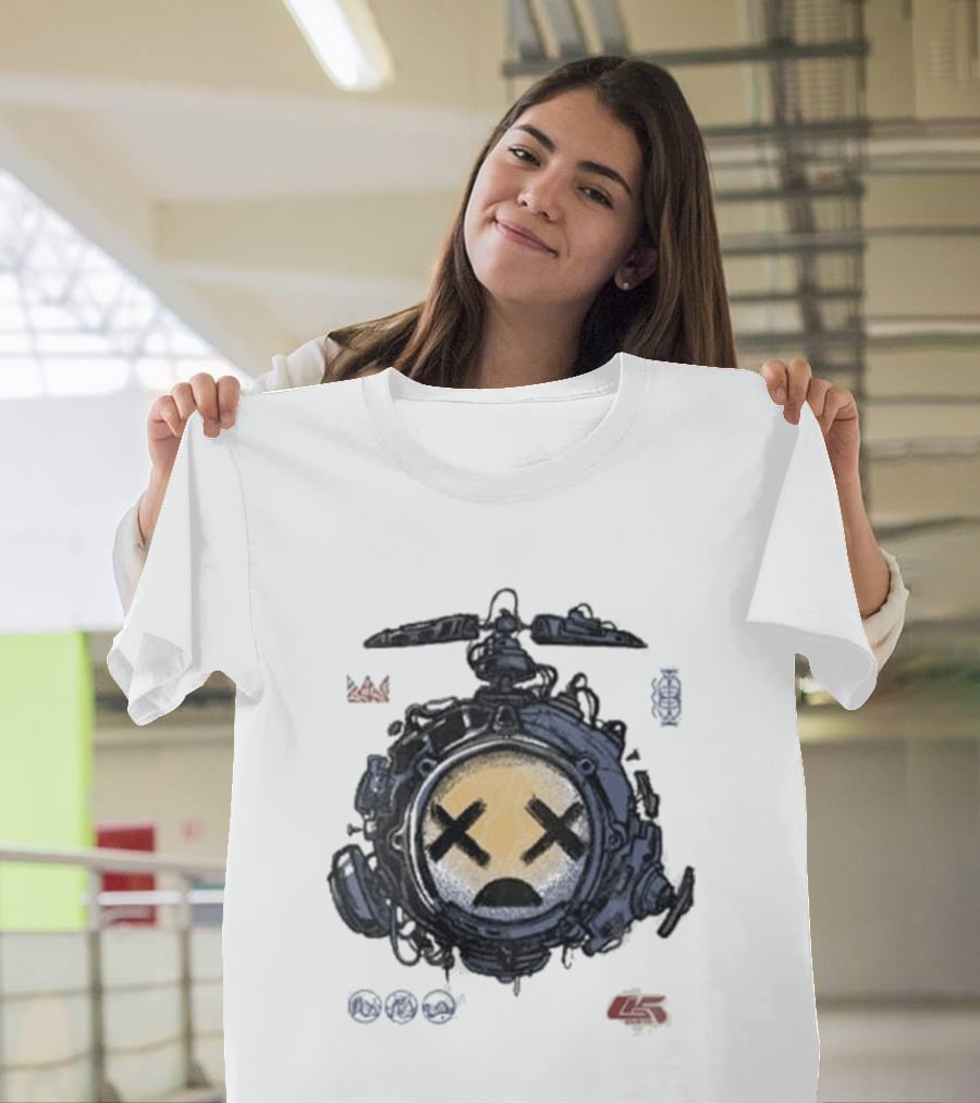Good Kid Drone X Eyes Sad Face Tech Sphere T-Shirt