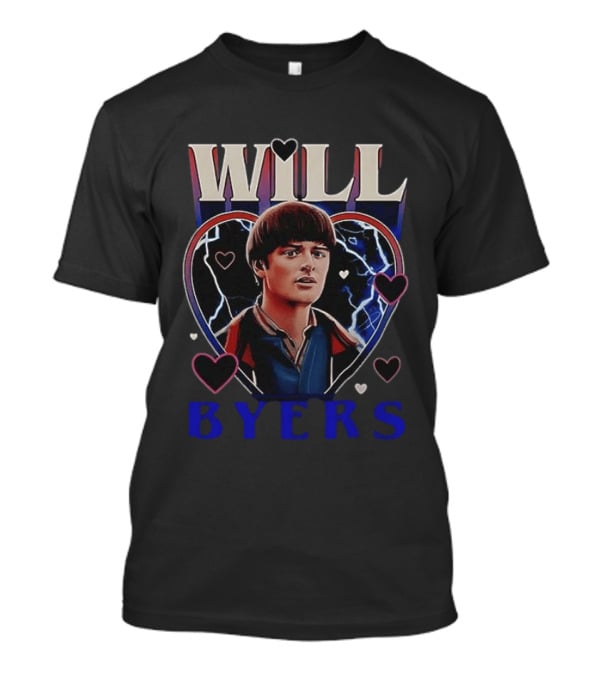 Will Byers Stranger Things Heart Electric T-Shirt