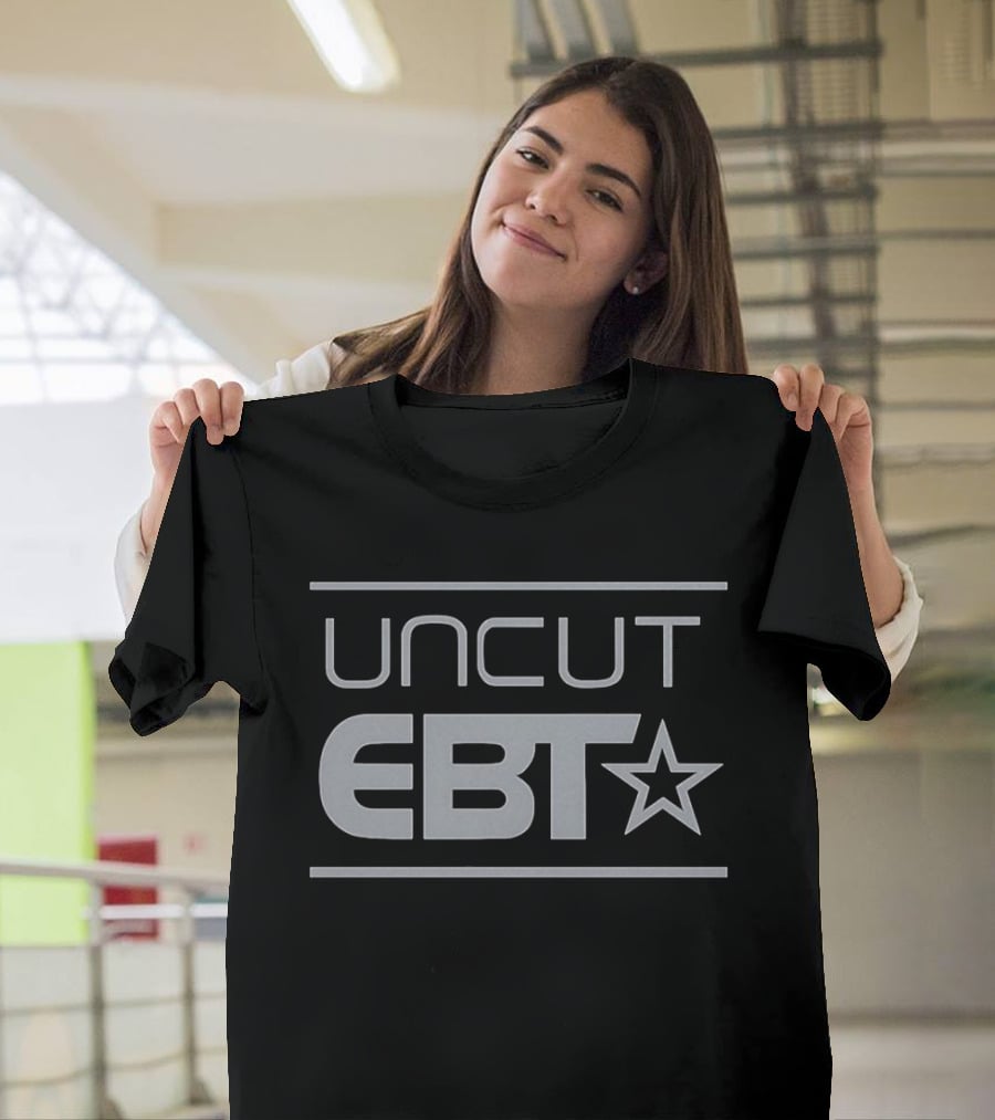 UNCUT EBT Participant Discretion Star Symbol Caution T-Shirt