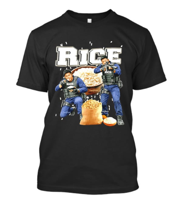 Rice Ice Police Tactical Humor T-Shirt
