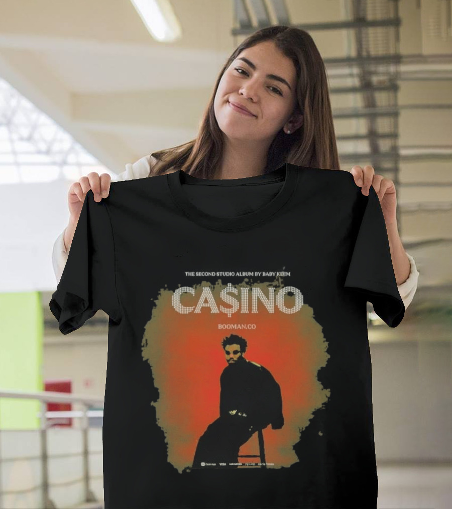 Baby Keem Casino Tour 2026 BOOMAN.CO T-Shirt