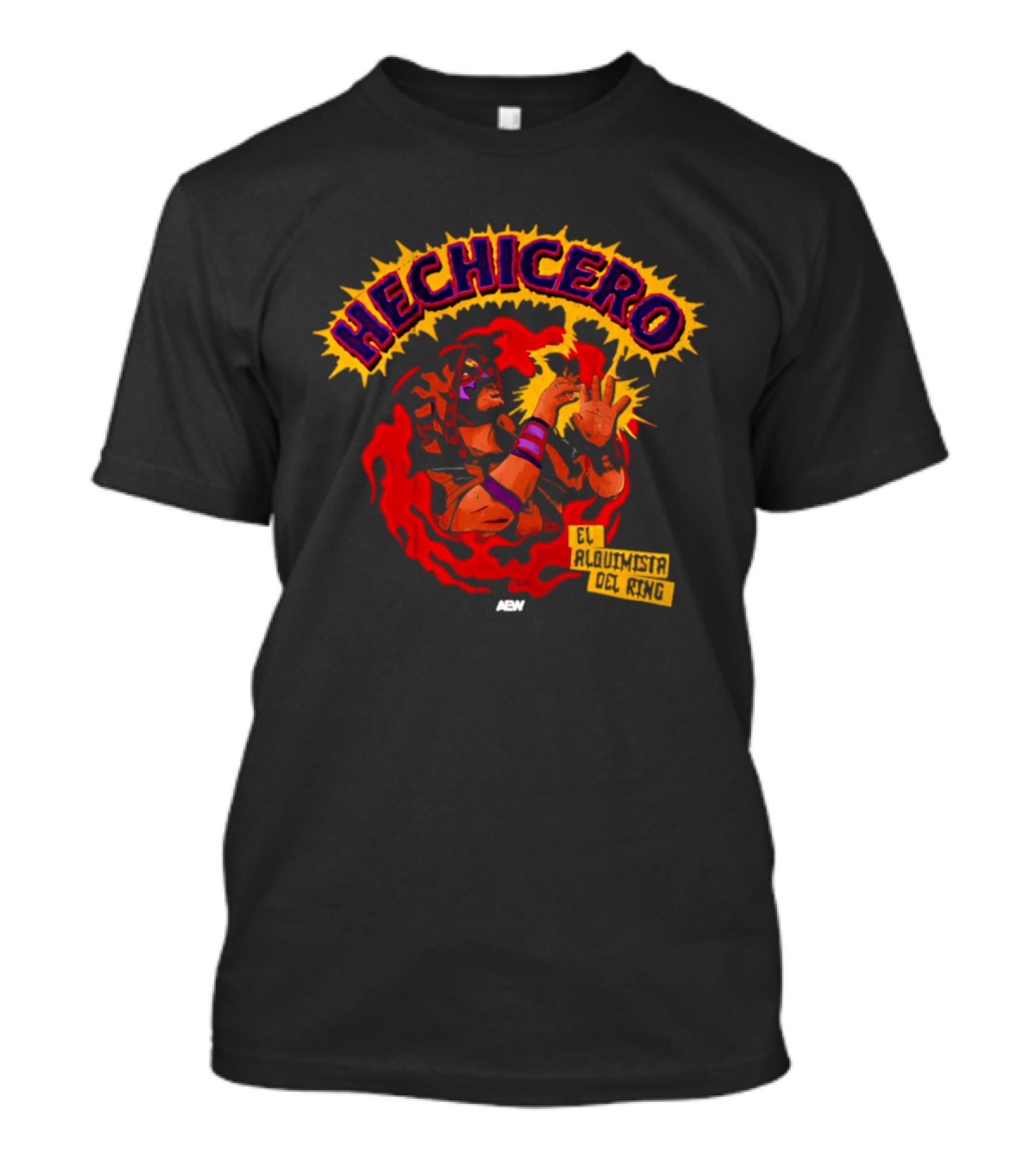 Hechicero Wizard El Alquimista Del Ring Luchador Magic Hands T-Shirt