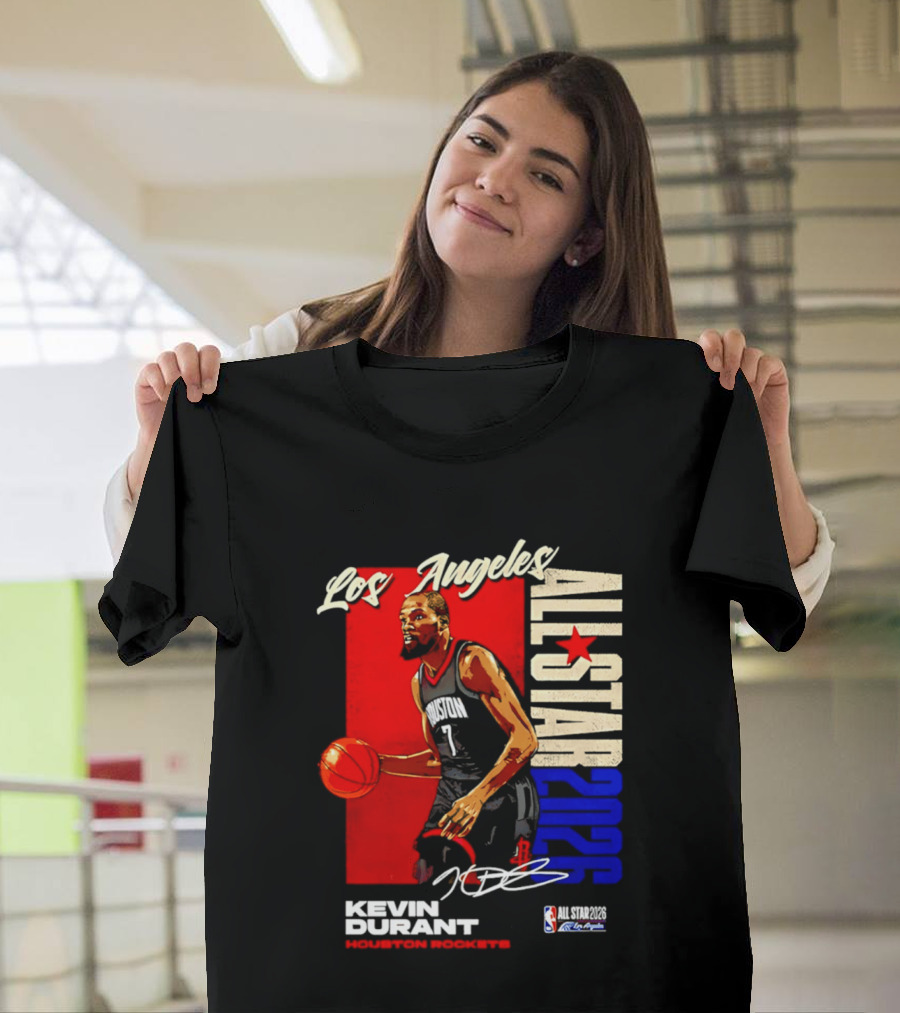 Los Angeles All Star 2026 Kevin Durant Houston Rockets T-Shirt