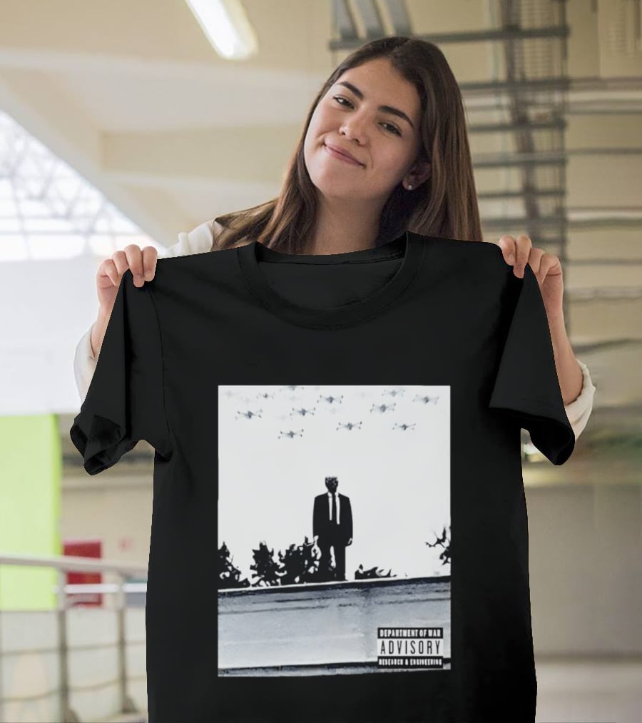 Trump Drone 2026 Department Of War Advisory Research And Development T-Shirt