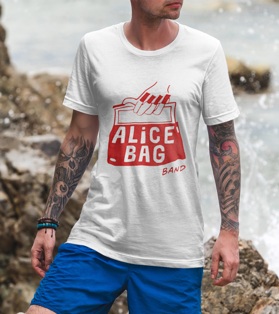 Alice Bag Band Iconic Red Hand Sardine Concept 2026 T-Shirt