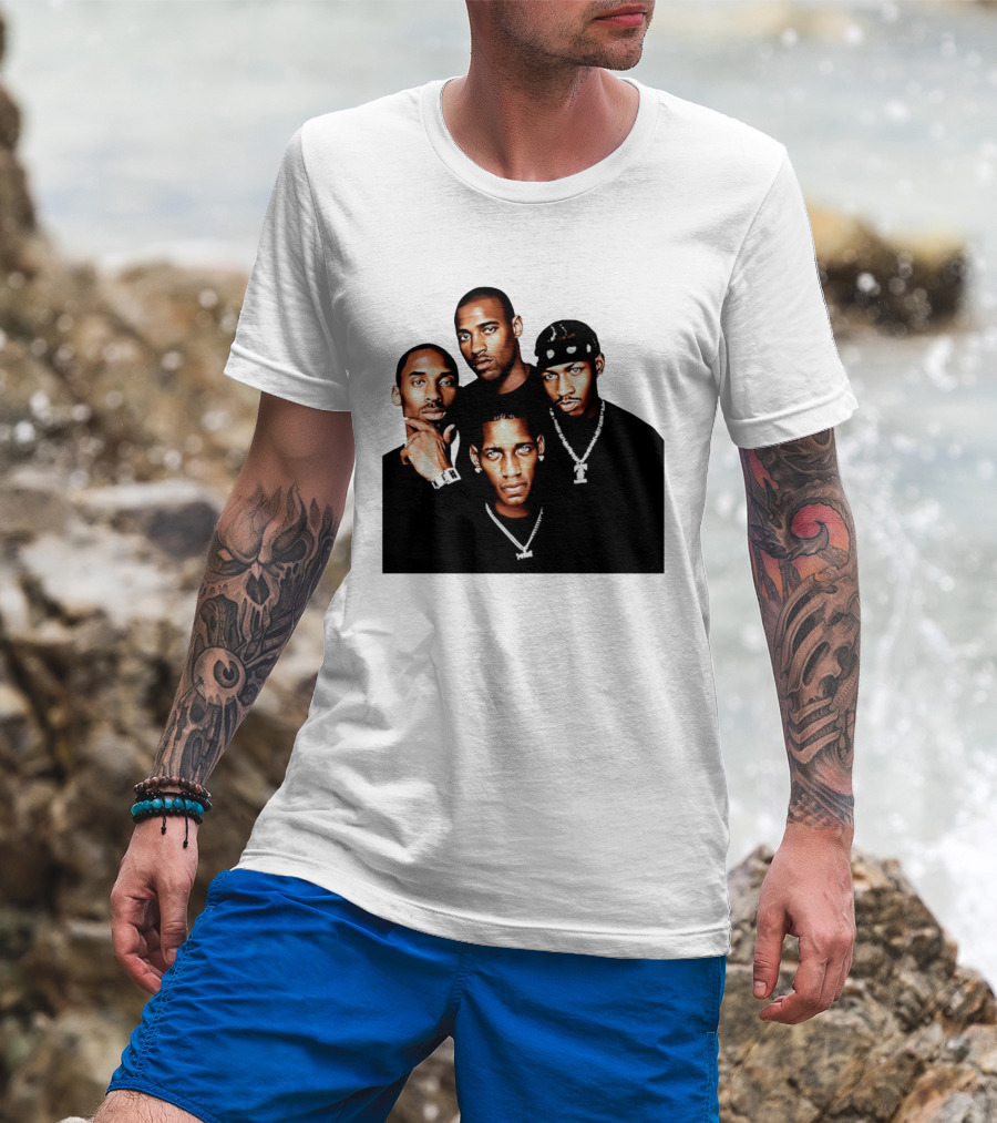 Kobe Iverson Mac Carter Basketball Legends Iconic Group T-Shirt