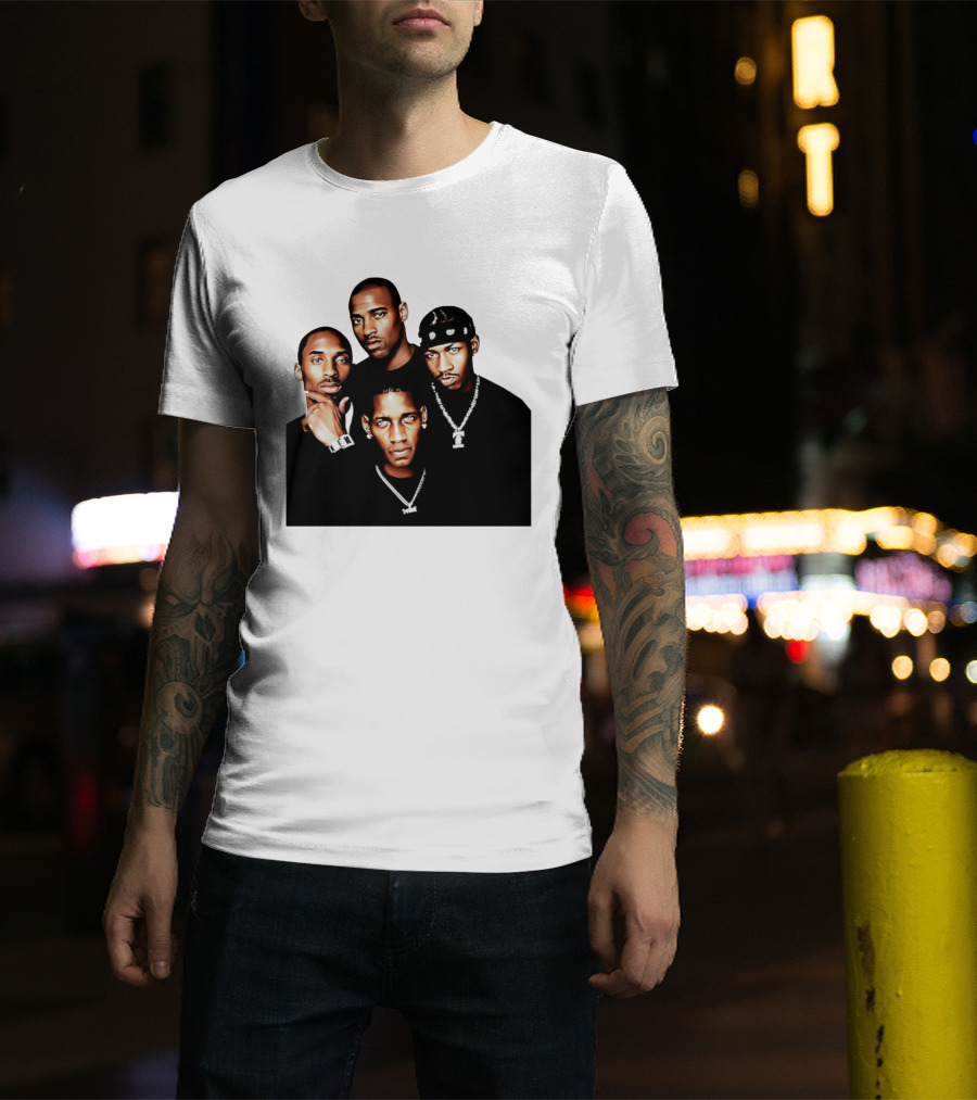 Kobe Iverson Mac Carter Basketball Legends Iconic Group T-Shirt