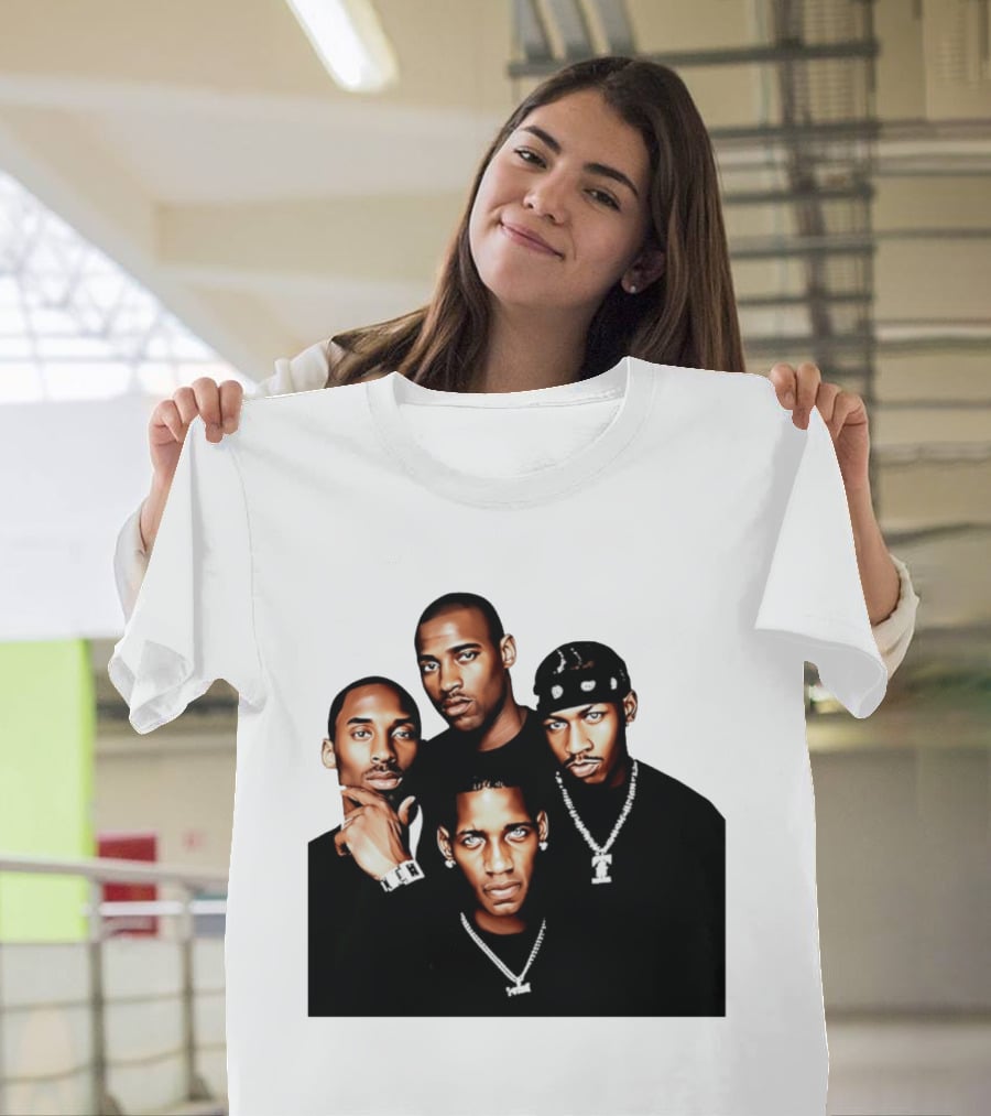 Kobe Iverson Mac Carter Basketball Legends Iconic Group T-Shirt