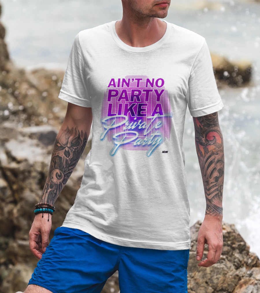 Ain't No Party Like A Private Party Retro Vibe T-Shirt