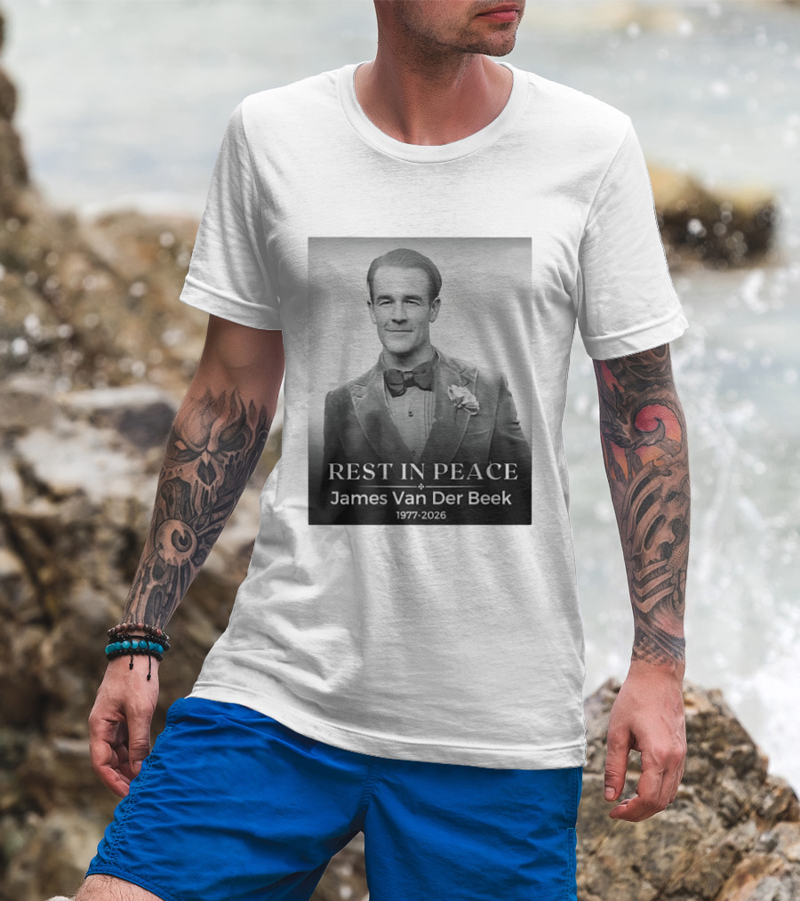 Rest In Peace James Van Der Beek 1977 2026 T-Shirt
