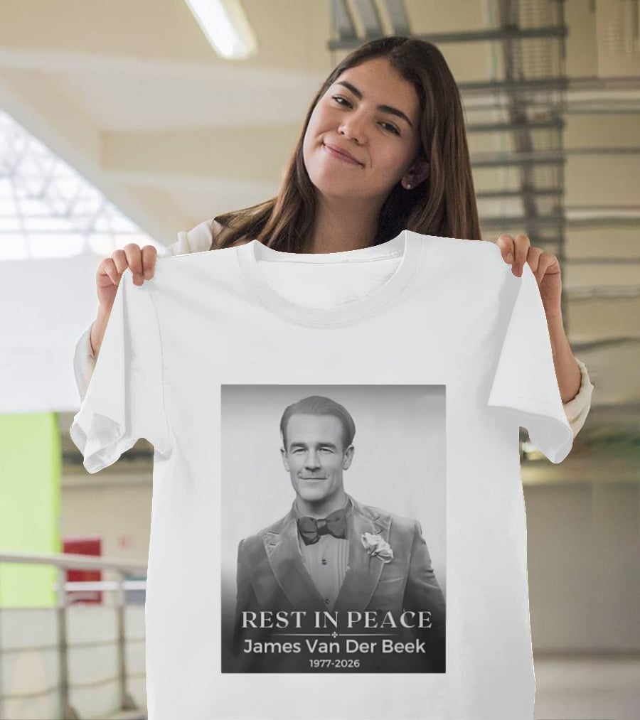 Rest In Peace James Van Der Beek 1977 2026 T-Shirt