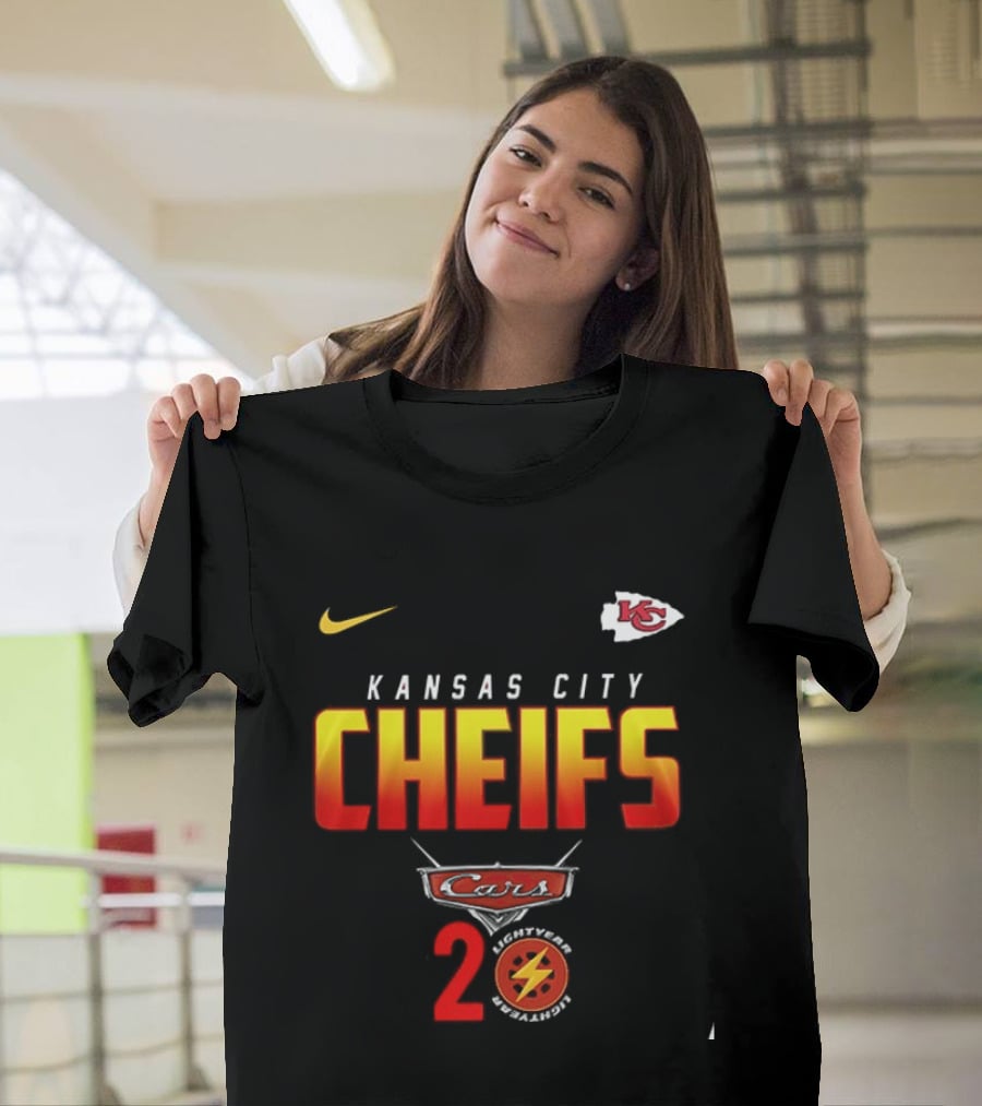Kansas City Chiefs Cars 20th Anniversary Nike T-Shirt