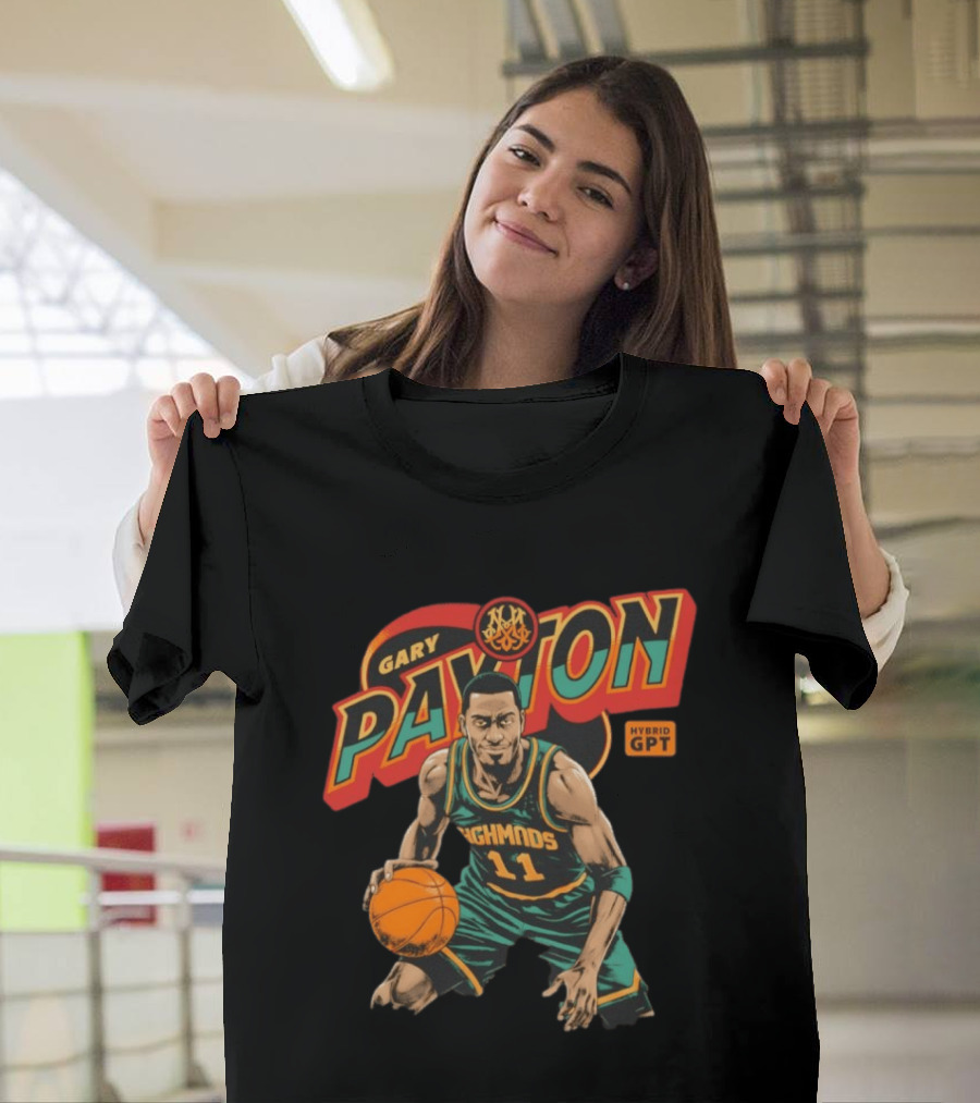 Gary Payton Richmonds 11 Hybrid GPT Basketball T-Shirt