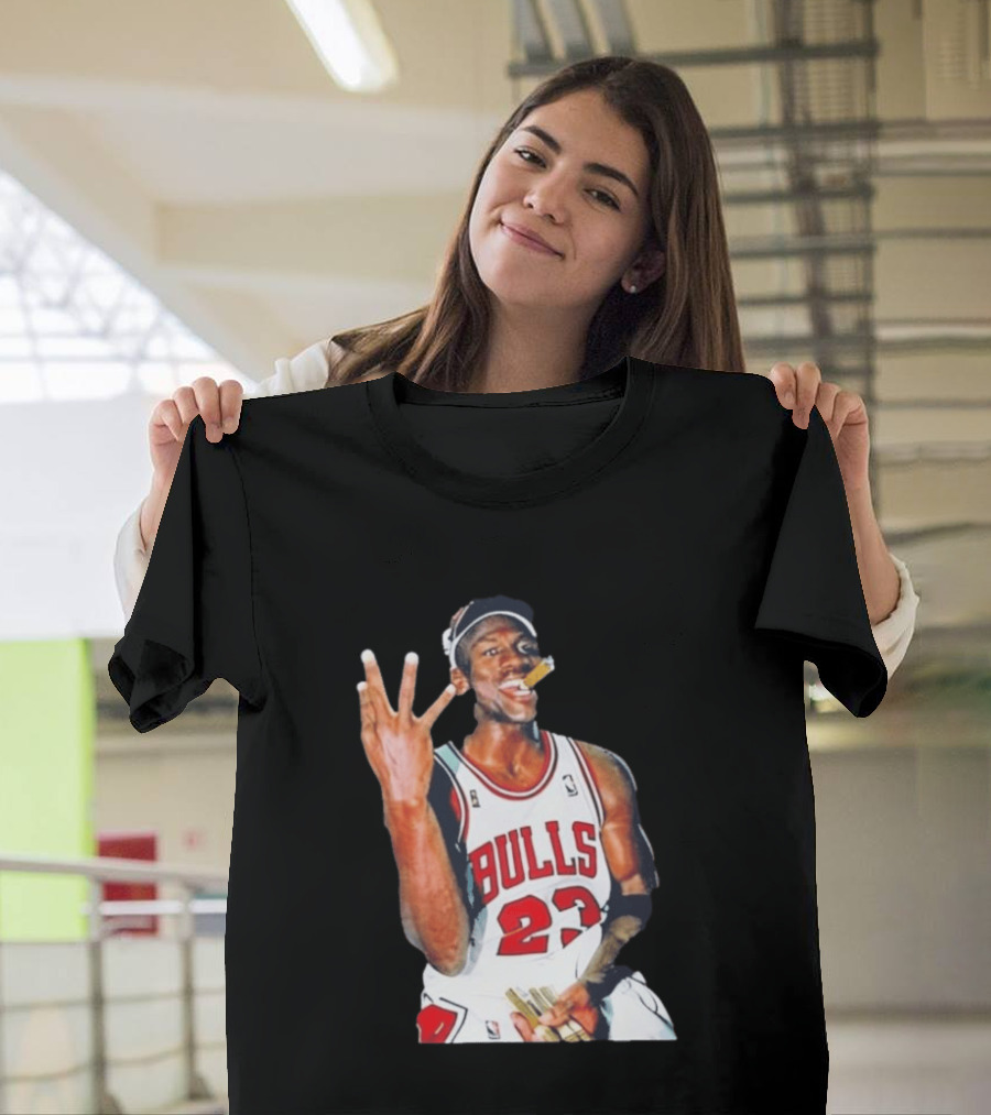 Giannis Antetokounmpo Mj Cigar Chicago Bulls 23 Basketball Legend T-Shirt