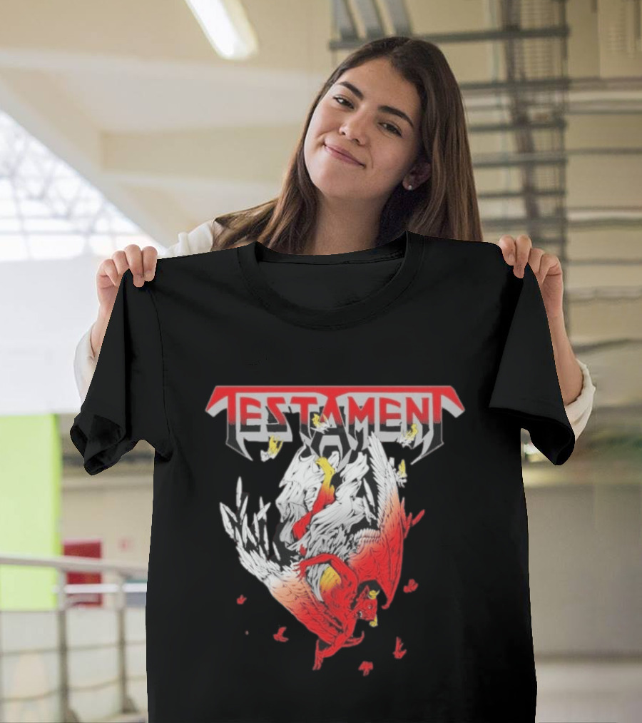 Testament Souls Of Black Collection Falling Fast Phoenix T-Shirt