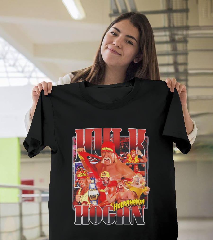 Hulk Hogan Hulkamania Memorial RIP Iconic Wrestling Legend T-Shirt