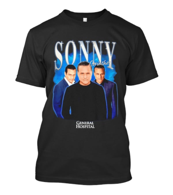 Sonny Corinthos General Hospital Soap Opera Character Trio Blue T-Shirt
