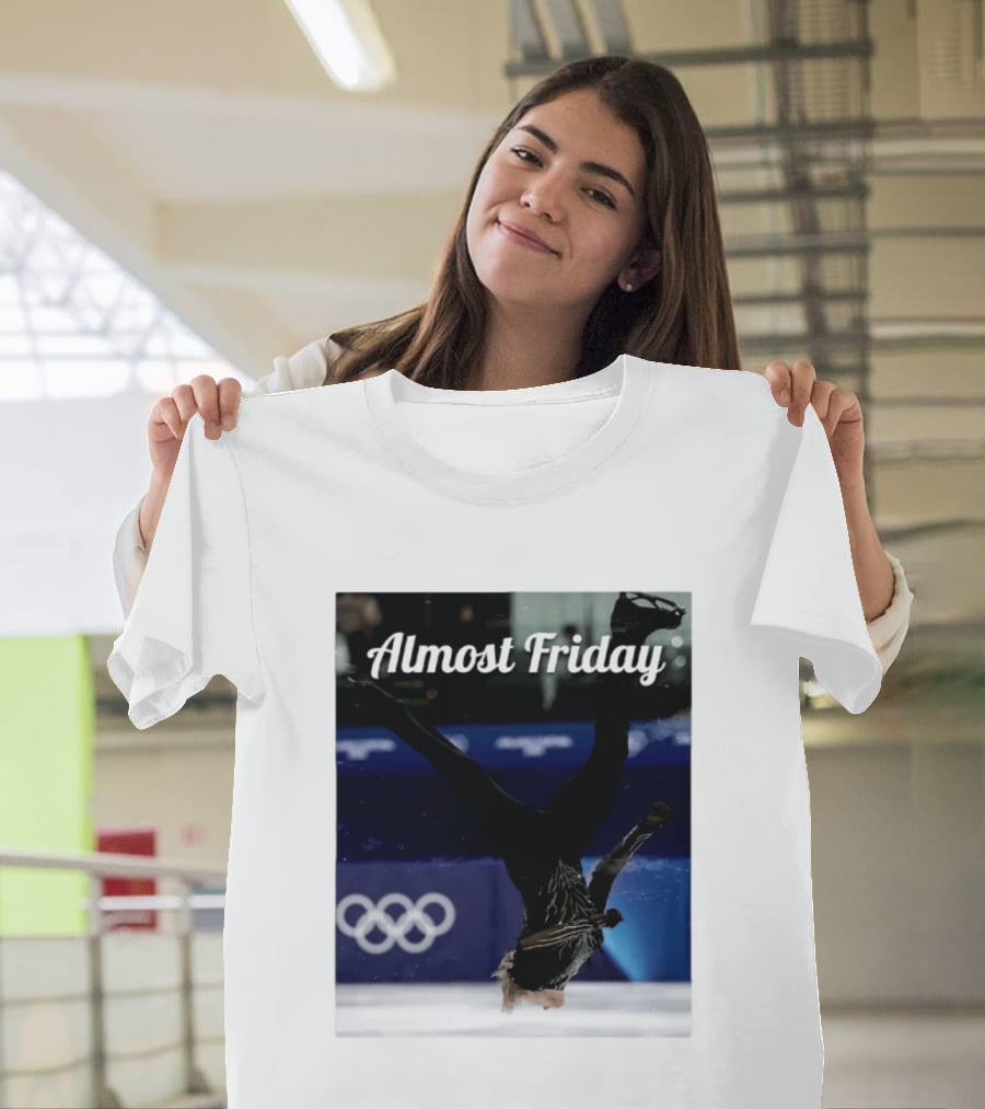 Almost Friday Skating Backflip Olympics Iconic Moment T-Shirt