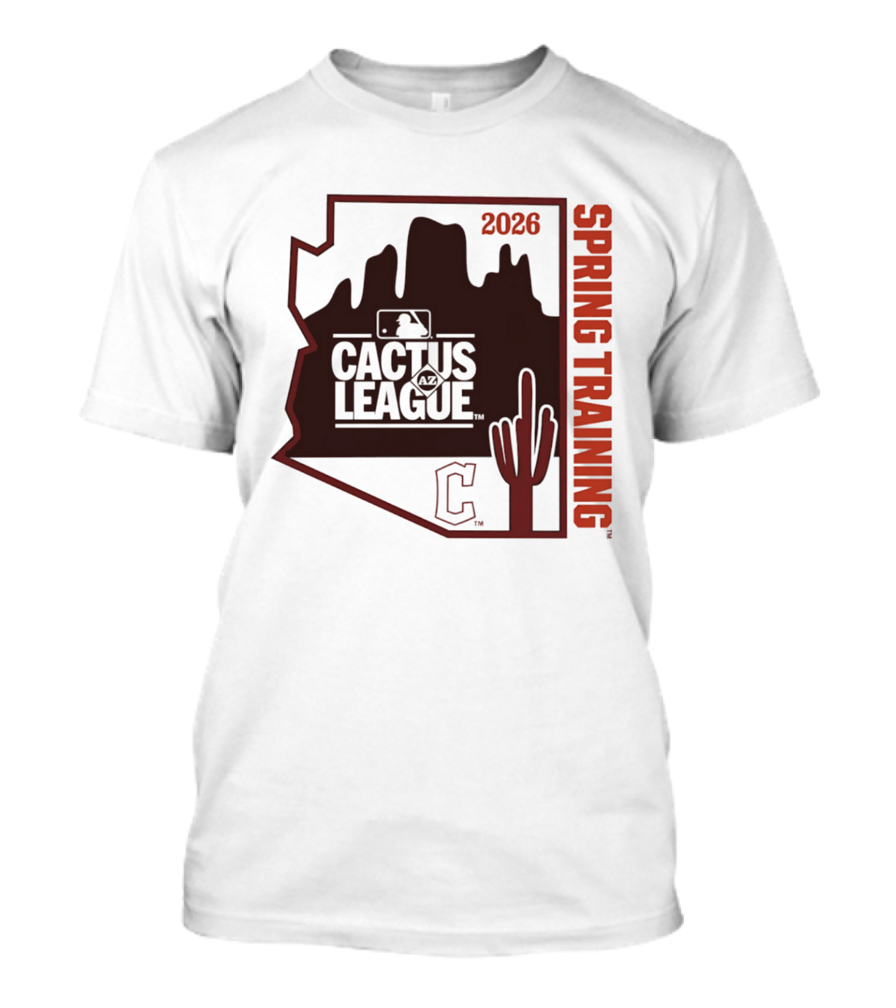 Cleveland Guardians 2026 Cactus League Arizona Spring Training T-Shirt
