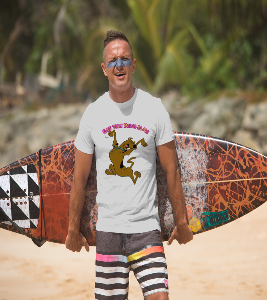 Got That Dawg In Me Scooby Doo Enthusiastic Pose T-Shirt