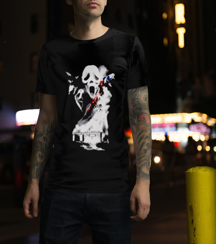 30th Anniversary Scream Kill Tour Ghostface Mask Horror Movie T-Shirt