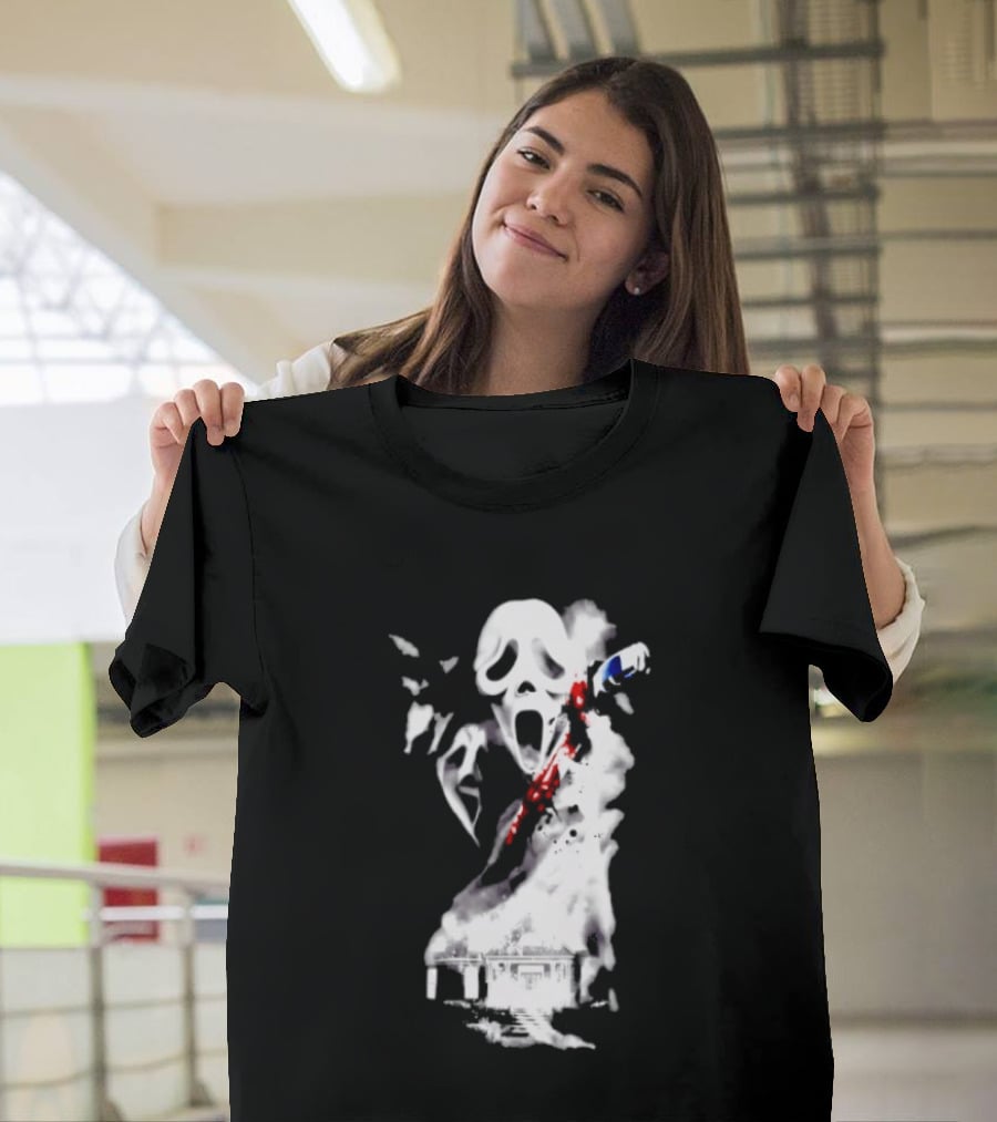 30th Anniversary Scream Kill Tour Ghostface Mask Horror Movie T-Shirt