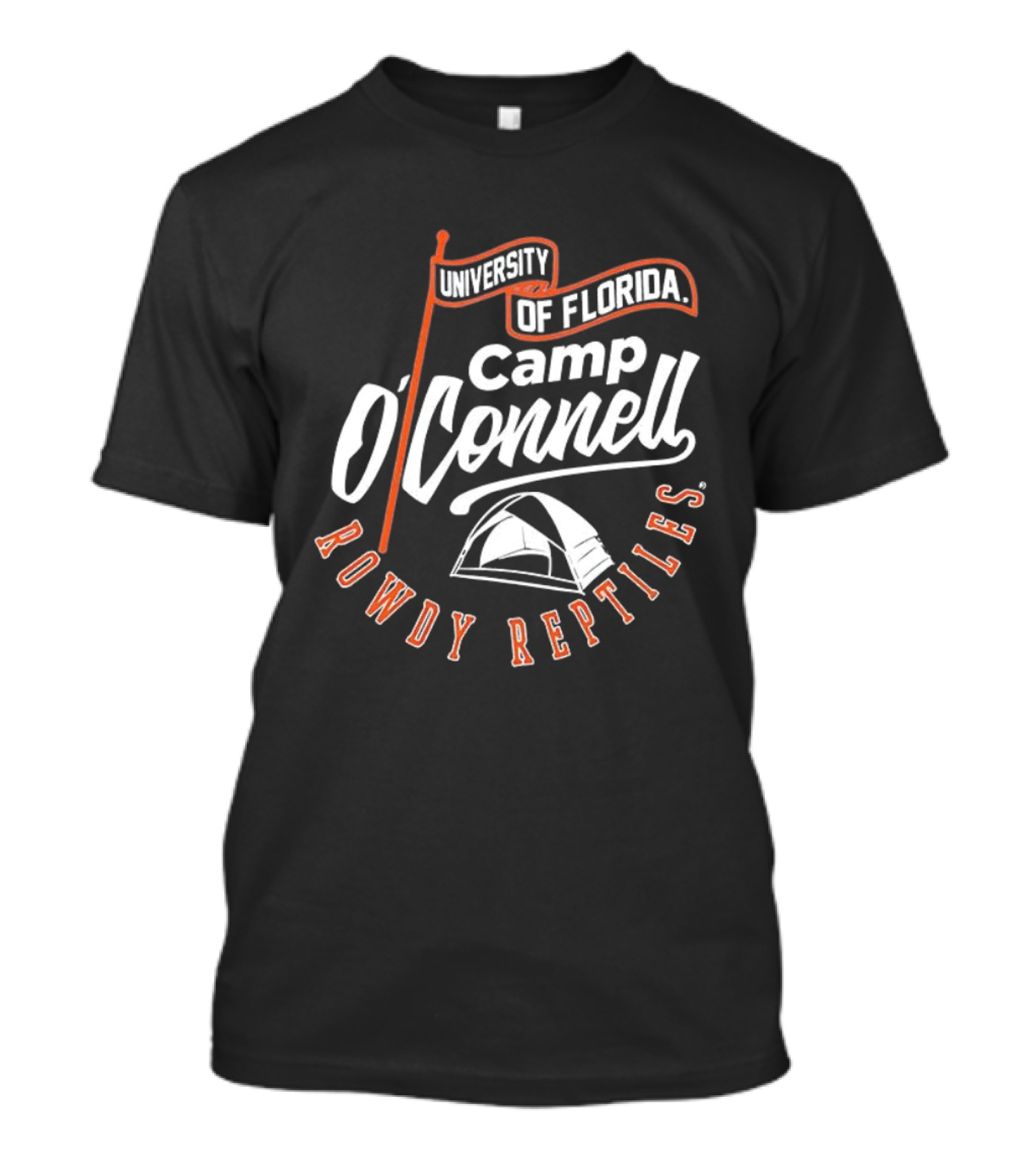 University Of Florida Camp O'Connell Rowdy Reptiles Tent T-Shirt