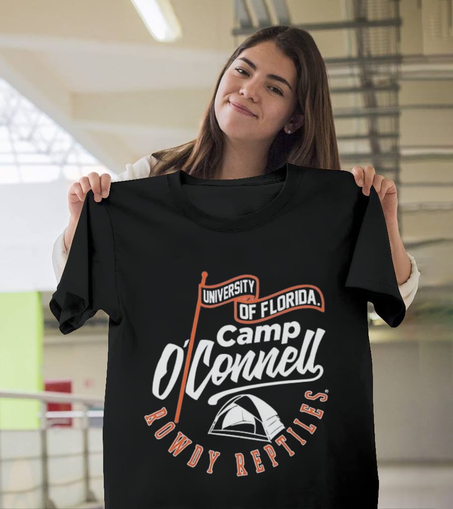 University Of Florida Camp O'Connell Rowdy Reptiles Tent T-Shirt