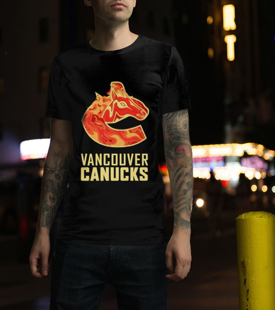 Vancouver Canucks Lunar New Year Horsefire 2026 T-Shirt