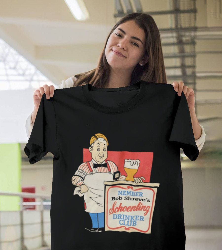 MEMBER Bob Shreve's Schoenling Drinker Club Beer T-Shirt