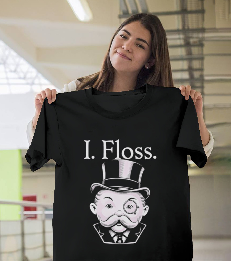 Rich Uncle Pennybags I Floss Iconic Monopoly T-Shirt