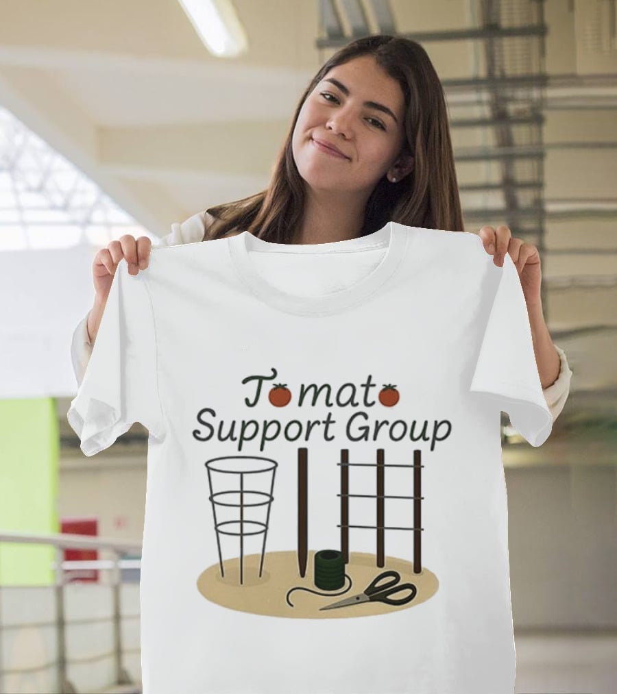 Tomato Support Group Gardening Tools And Equipment T-Shirt