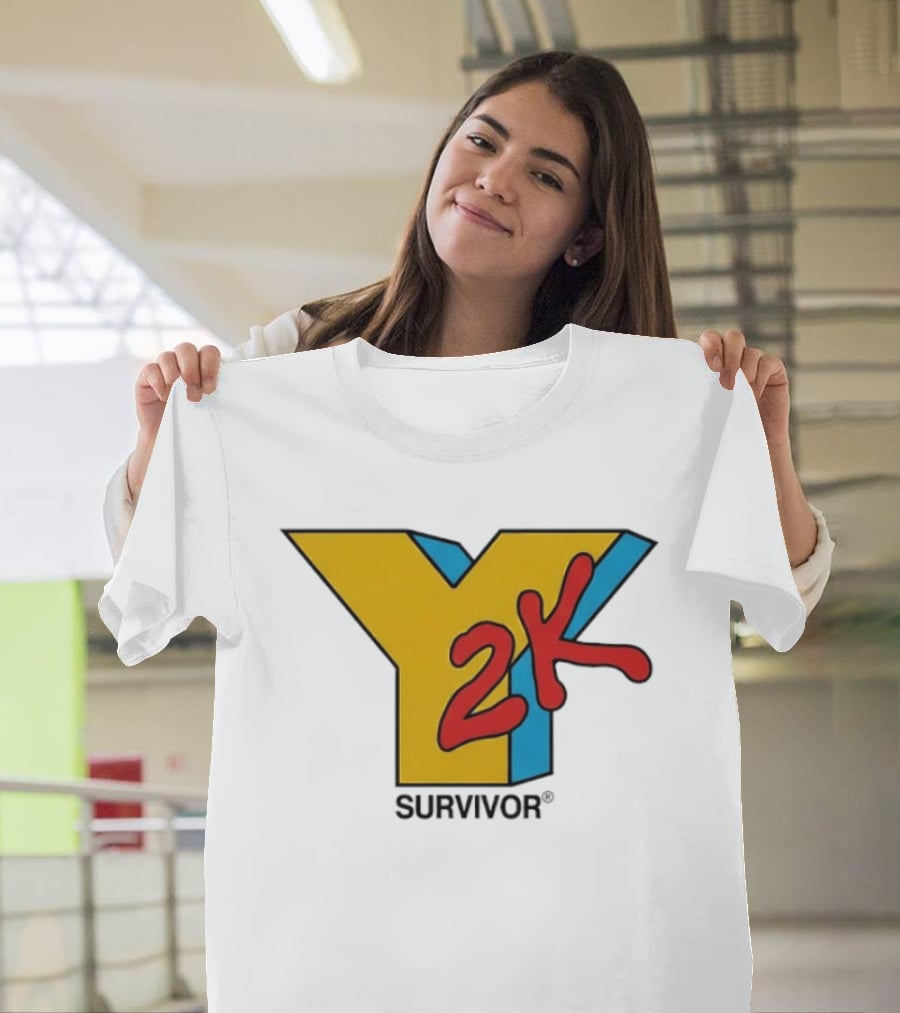 Y2K Survivor Retro 2000s Nostalgia Fashion Trend T-Shirt