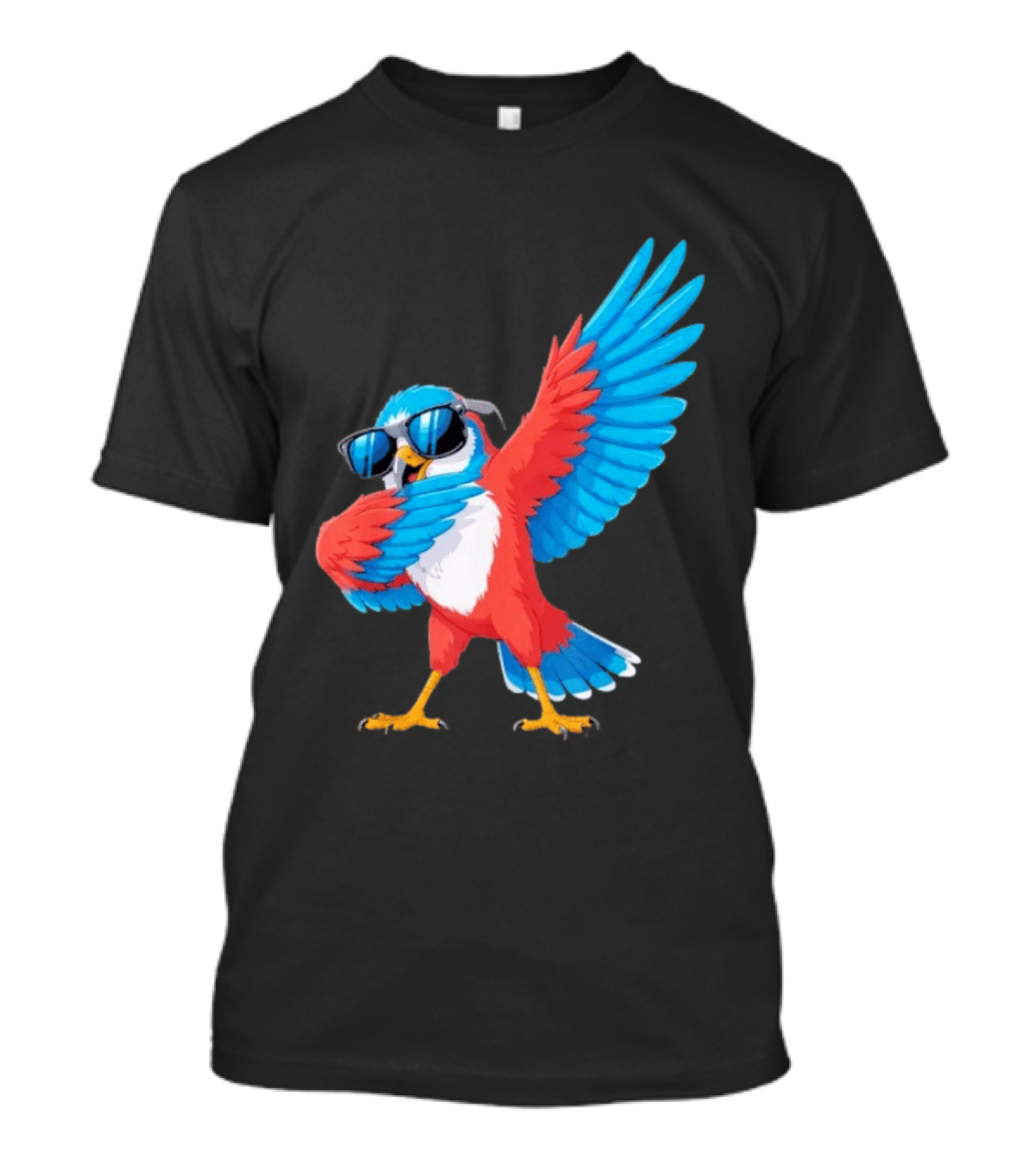 Sea Hawk Bird Dabbing With Sunglasses T-Shirt
