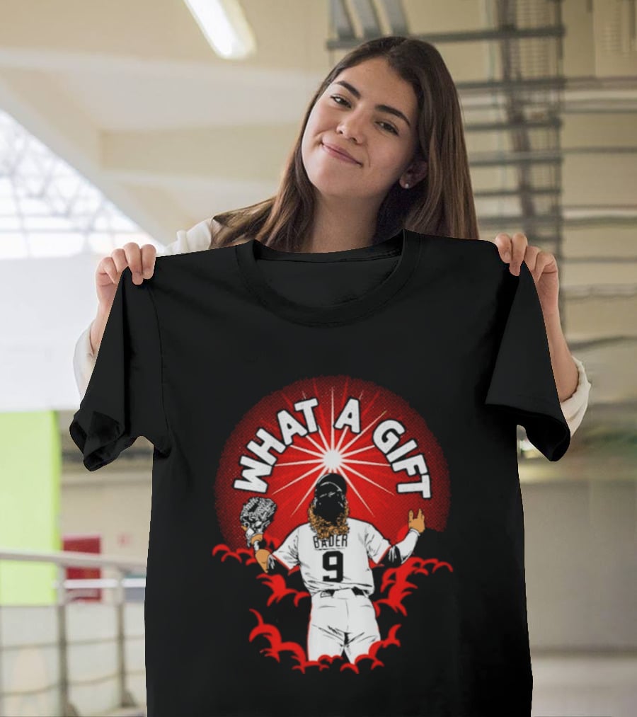 What A Gift Harrison Bader San Francisco Number 9 T-Shirt