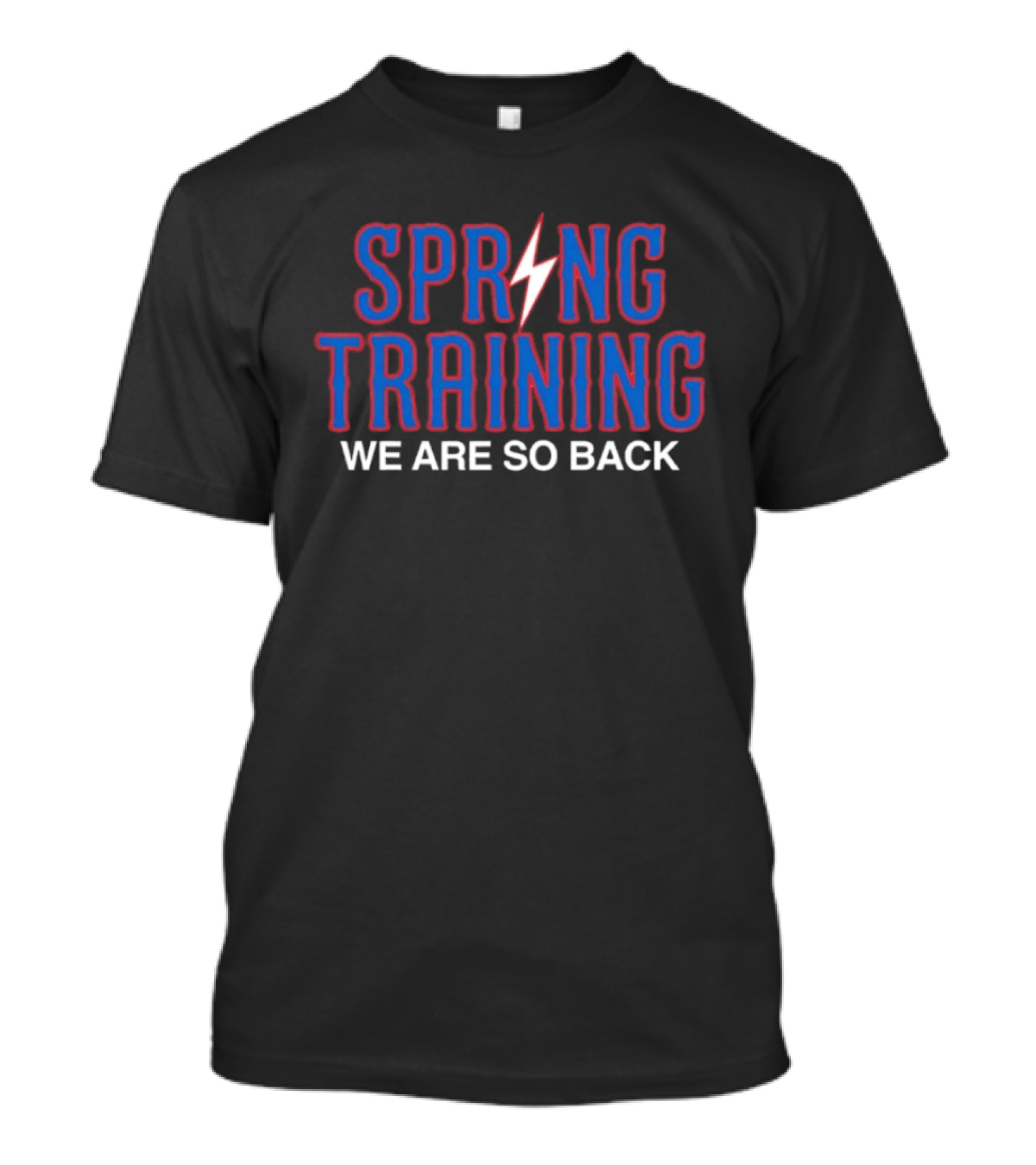 Spring Training We Are So Back Electric Bolt T-Shirt